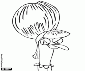 Coloriage Visage de ma Mère Oye