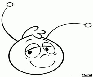 Coloriage Le visage de Willy