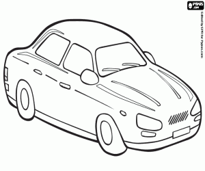 Coloriage Voiture, un véhicule très commun