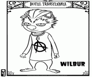 Coloriage Wilbur, Hotel Transylvania