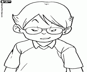 Coloriage Willy est un footballeur de Raimon