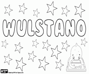 Coloriage Wulstano, variante de Vulstano