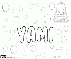 Coloriage Yami, nom de diverses origines