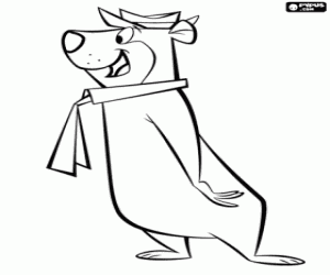 Coloriage Yogi l'ours de Jellystone