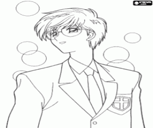 Coloriage Yukito Tsukishiro de Sakura