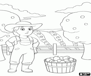 Coloriage Yumi l'agricultrice de Paw Patrol