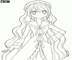 Coloriage Yuri de Mermaid Melody