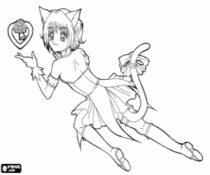 Coloriage Zoey Hanson, leader de les Mew Mew