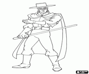 Coloriage Zorro: Generation Z