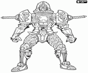 Coloriage Zurgane, Power Rangers Ninja Storm