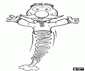 Coloriage Zébulon, personnage de Pollux