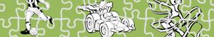 Coloriages Puzzles de Sport et Aventure à colorier