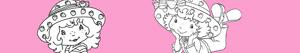 Coloriages Charlotte aux fraises - Fraisinette à colorier