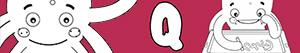 Coloriages Prénoms de Garçon avec Q à colorier