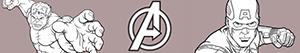 Coloriages Avengers. Les Vengeurs à colorier