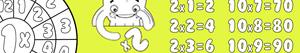 Coloriages Tables de multiplication à colorier